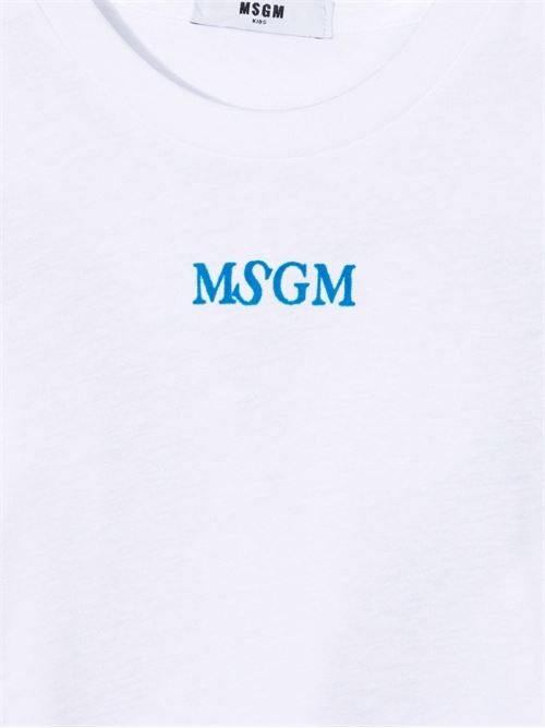 T-shirt bambino con manica lunga MSGM KIDS | MS027908001